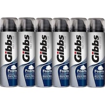 GİBBS TIRAŞ KÖPÜĞÜ REGULAR 200ML x 6 ADET