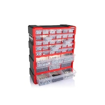 Asrın Plastik Super Bag Mono Blok Çekmeceli Organizer 39'lu Büyük Boy