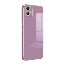 Samsung Galaxy A05 Kılıf Volet Silikon - Mor 0.2M-Çok Renkli