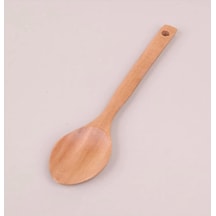 Balsa Bls-029a Ahşap Yemek Servis Kaşığı 28 Cm Çok Renkli