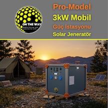 Otw Pro-model 3000w Mobil Güç İstasyonu Lifepo4 Bataryalı Solar Jeneratör