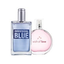 Individual Blue Edt 100 Ml Erkek + Wish Of Love Edt 50 Ml Kadın 2li Set Diğer