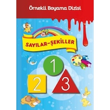 Örnekli Boyama - Sayılar - Şekiller - Ezjı-751487