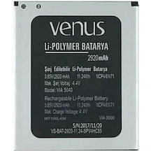 Vestel Uyumlu Venüs V3 5530 Pil Batarya Vs-Bat-2920-11.24