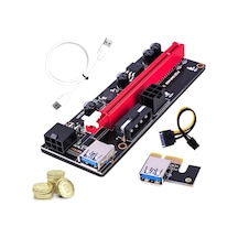 Riser V009S Yükseltici Pcı-Express X1 To X16 Mining Ethe