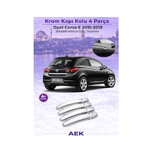 Opel Corsa "e" 2015+ Araca Özel Krom Kapı Kol A+