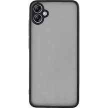 Samsung Uyumlu Galaxy A06 Kılıf Montreal Silikon Kapak - Siyah Renkli