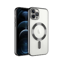 Kilifone - Apple Uyumlu iPhone 11 Pro - Kılıf Kamera Korumalı Kablosuz Şarj Destekli Demre Kapak - Siyah