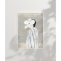Çerçevesiz Poster Gri Tonlarda Bir Düş