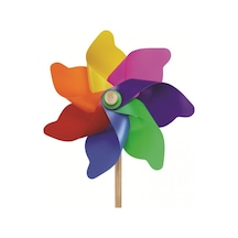 Kardeşler Rüzgar Gülü Gökkuşağı 14 Cm