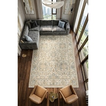 Dekoratif Halı Kaymaz Taban Leke Tutmaz Yıkanabilir Kilim Özel Ölçü Salon Halısı 3038