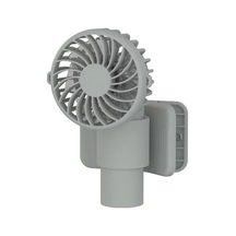 Goldenqian Vıssko Taşınabilir Mini Klip Fan Usb Şarj Edilebilir El Fan Küçük Cep Fan 3 Hızları 1000mah Çok Fonksiyonlu Fan Ourdoor Yaz Ice Green