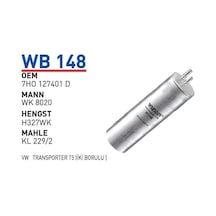 WUNDER WB148 Mazot Filtresi Transporter T5 03-09 2.5 TDI Wk8020 Fn0044