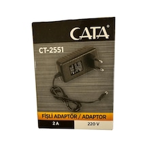 Cata Ct-2551 2 Amper 220v Fişli Adaptör 4 Adet