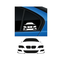 Bmw Silüet Sticker, Bmw Oto Sticker 15x9 Cm