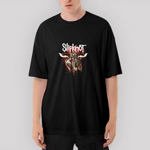 Slipknot Lowa Oversize Siyah Tişört