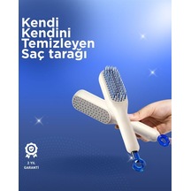 Kendini Temizleyen Tarak-tüm Saç Tiplerine Uygun Kullanım Çok Renkli