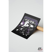 Jujutsu Kaisen Karakter Grubu Poster, Çerçevesiz Yüksek Kalite Duvar Afişi - Anime Severlere Özel He