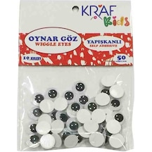 Oynar Göz Yapışkansız 10 Mm 50 Li Kk55