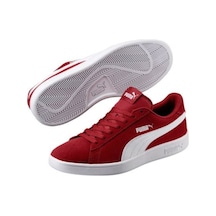 Puma 364989 06 Smash V2 Red-Dahlia-Puma White Sneakers Kırmızı