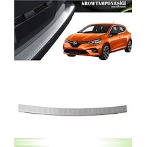 Renault Clio 5 Arka Tampon Koruma Paslanmaz Çelik