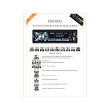 Fi Audio Fr1000 Bluetooth/usb/aux Dijital Medya Çalar Oto Teyp