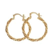 Kadın Burgu Model Gold Renk Halka Çelik Küpe Gold