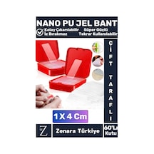 Premium Süper Güçlü Suya Toza Dayanıklı İz Bırakmaz Zararsız Nano Pu Jel Bant 60'lı Kutu