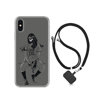 Apple Uyumlu iPhone XS Max Kılıf Boyun Askılı Purest Evil 1627