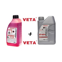 Veta 2 Zamanlı Motor Yağı 1 Lt Ve Kılavuz Zincir Yağı 1Lt