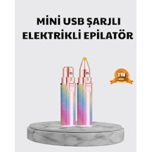 Mini Yüz Ve Kaş Epilatörü - 8000 Rpm Güçlü Motor Ve Paslanmaz Çelik Başlık