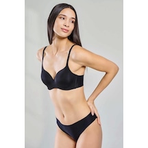 104 Yeni İnci Bonding Lazer Sütyen Kadın Siyah