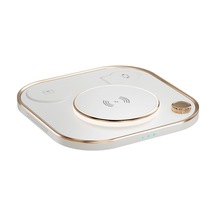 Butu X3 15w Cep Telefonları, Saatler Ve Kulaklıklar İçin Hızlı Şarjlı 3'ü 1 Arada Kablosuz Şarj Cihazı Beyaz
