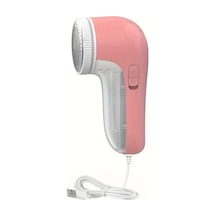 Lumaworld Pembe 3 Bıçaklı Usb Tüy Toplama Makinesi, Hızlı Kumaş Bakımı Pembe