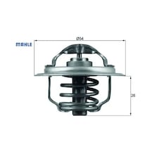 Termostat 87c Golf V-vı-plus-jetta Iıı-passat-tıguan-a3-a6-leon 2.0tdı Bma Bkp Bkp-bkd-cbab-cbda Mahle 03g121113