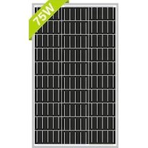 Teknik Solar 75 W Monokristal Güneş Paneli