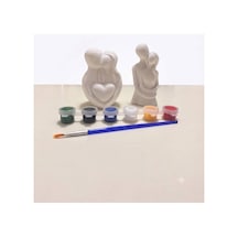 Sevgili Modeli Taş Boyama Biblo Heykel Boyama - 905373546