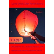 Dilek Feneri Balonu Gece Ateş Gökyüzü Işığı Uçurtma Yırtılmaz Kaliteli Düğün Nişan Özel Gün