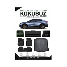 Cupra Tavascan 2026 Model Aracınıza Özel 4d Karbonlu Kauçuk Paspas Takımı Ve Bagaj Havuzu