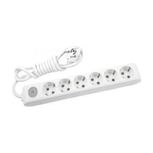 Multilet 6 Lı Anahtarlı 3 Metre Kablolu Grup Priz