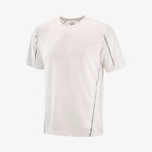 Salomon Shakeout Core Erkek Koşu Tişört Whisper White Lc2660400 Krem