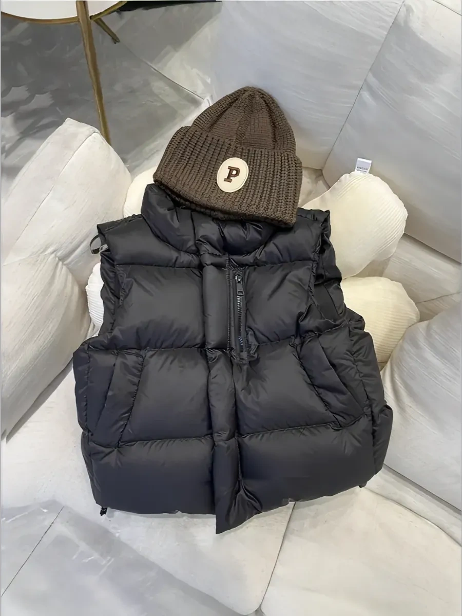 Mkn Çocuklar İçin İlkbaharlık Yalıtımlı Yelek 342267314 Siyah