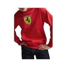 Puma Erkek Sweatshırts Ferrari Race Bigshield Hdie 62705401 Kırmızı