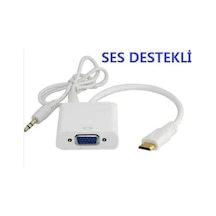 Oem Mini Hdmı To Vga Kablo Çevirici Dönüştürücü