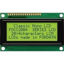 4X20 Karakter Lcd Ekran Yeşil - 2004D
