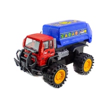 Oyuncak Çöp Kamyonu Büyük Boy Sürtmeli 30 Cm