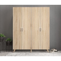 Duke 4 Kapaklı Ayakkabılık Meşe 180 Cm M2