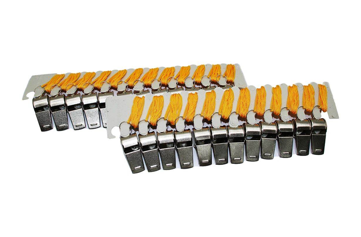 24 Adet Metal Düdük 4741 Ahşap Rengi