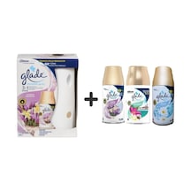 Glade Otomatik Sprey Lavanta Ferahlığı + Tropikal Floral + Temizliğin Ferahlığı 4 x 269 ML