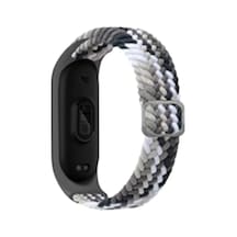 Xiaomi Mi Band 6 Uyumlu Star Kordon - Gri-siyah